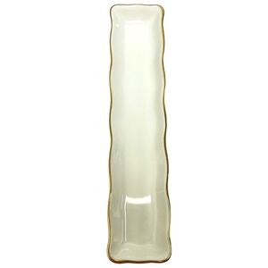 Vintage Shafford Golden Heirloom White w/Gold Porcelain Mint Tray‎ Made In Japan